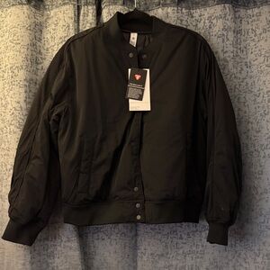 Lulu lemon Black Bomber Jacket